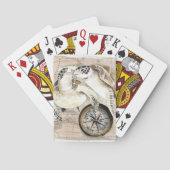 Sea Turtles Compass Map Spielkarten (Rückseite)