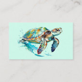Sea Turtles Design Visitenkarte (Rückseite)