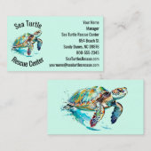 Sea Turtles Design Visitenkarte (Vorne/Hinten)