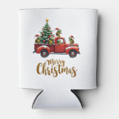 Sea Turtles Driving Christmas Tree Truck Turtle Ch Dosenkühler (Vorderseite)