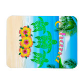 Sea Turtles Hawaiian Honu Magnet (Horizontal)
