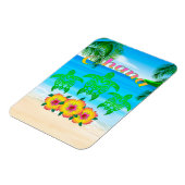 Sea Turtles Hawaiian Honu Magnet (Linke Seite)