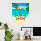 Sea Turtles Hawaiian Honu Poster (Heimbüro)