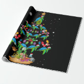 Sea Turtles Lover Xmas Sea Turtle Christmas Tree Geschenkpapier (Ungerollt)
