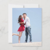 Sea Turtles Ocean Life Beach Aquamarin Hochzeit Einladung (Rückseite)