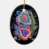 SEA TURTLES Ornament - passen Sie den Hintergrund (Vorne)