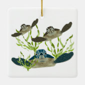 Sea Turtles Ornaments Keramikornament (Rückseite)