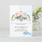 Sea Turtles SeaCow Wedding mit Bride Groom (Stehend Vorderseite)