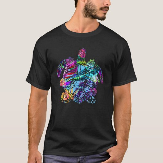 Sea Turtles T Shirt Funny Gift Colorful Turtle Lov (Vorderseite)