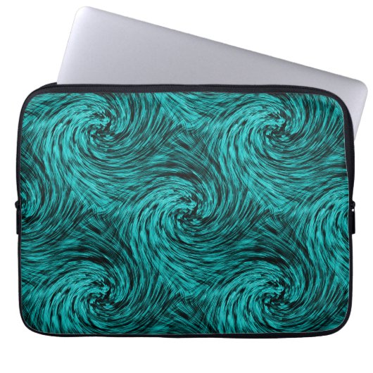 Sea Twirls..... Laptopschutzhülle (Vorderseite)