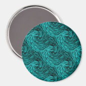 Sea Twirls..... Magnet (Vorderseite/Rückseite)