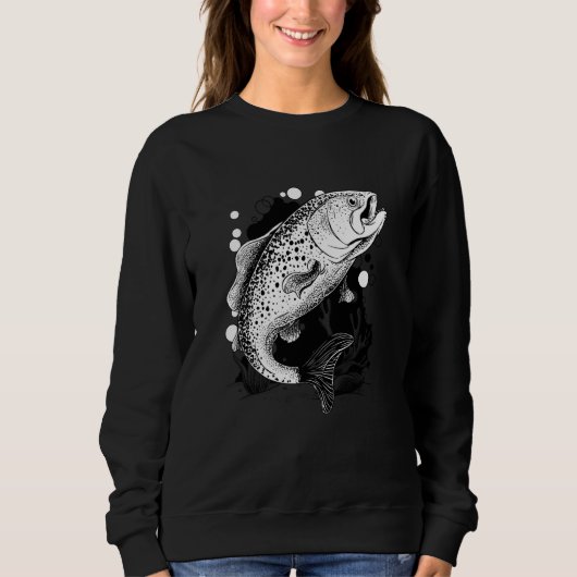 Sea underwater fish sweatshirt (Vorderseite)