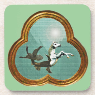 Sea Unicorn Cork Untersetzer