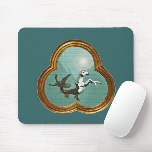 Sea Unicorn Mousepad (Mit Mouse)