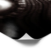 Sea Urchin Black & White Fotografy 20x20 poster (Ecke)