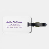 Sea Urchin Ocean Beach Holiday Sommer Souvenir Gepäckanhänger (Rückseite horizontal)