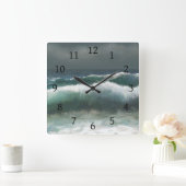 Sea view 276 quadratische wanduhr (Zuhause)