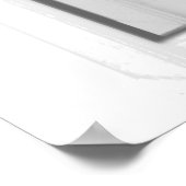 Sea View Trompe l'oeil Fake Window Poster (Ecke)