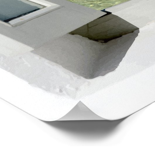 Sea View Window Poster (Ecke)