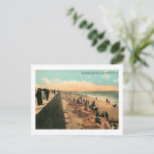 Sea Wall, Galveston, Texas 1912 Vintag Postkarte (Stehend Vorderseite)