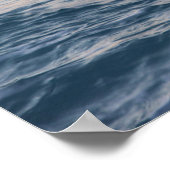 Sea water closeup poster (Ecke)