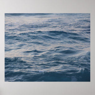 Sea water closeup poster
