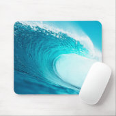 Sea Wave Mouse Pad Mousepad (Mit Mouse)