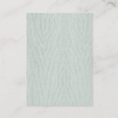 Sea Waves Sand Beach Diaper Raffle Baby Dusche Begleitkarte (Rückseite)