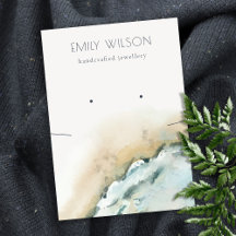 Sea Waves Sand Beach Ringe Nekklace Display