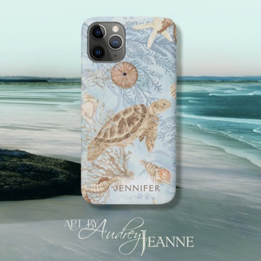 Sea Whpers Turtle Seepferd Starfish Personalisiert Case-Mate iPhone Hülle
