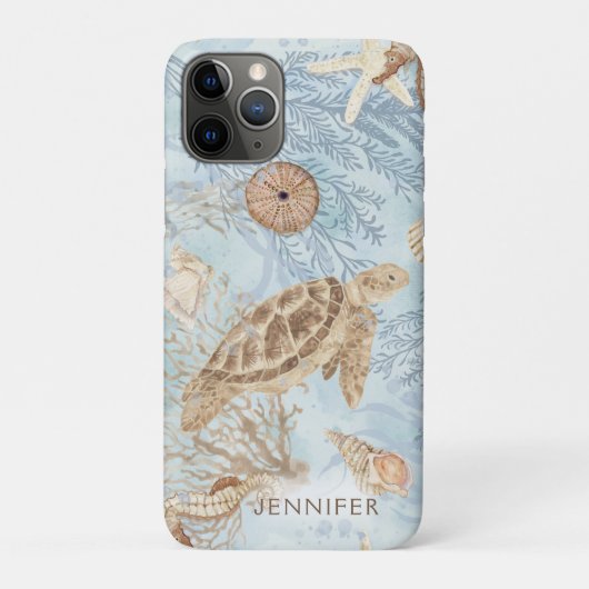 Sea Whpers Turtle Seepferd Starfish Personalisiert Case-Mate iPhone Hülle (Rückseite)