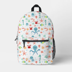 Sea World Muster Bedruckter Rucksack