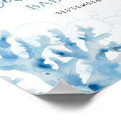 Sea You Bald Baby Dusche Begrüßungszeichen Poster (Ecke)