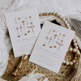 Sea you bald Baby Dusche Einladung