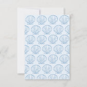 Sea you bald Baby Dusche Küste Danke Karte (Rückseite)