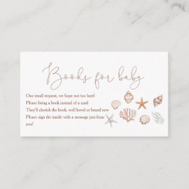 Sea you bald Coastal Baby Duschbücher für Baby Begleitkarte