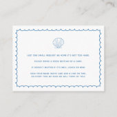 Sea you bald Hand gezogene Baby Duschbücher für Ba Begleitkarte (Rückseite)