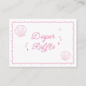 Sea you bald Hand gezogene Baby Dusche Windeln Win Begleitkarte (Vorderseite)