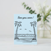 Sea you bald! postkarte (Stehend Vorderseite)