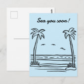 Sea you bald! postkarte (Vorne/Hinten)