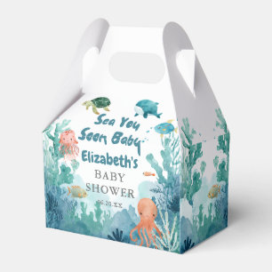 Sea You Soon Baby Cute Under the Sea Baby Shower Geschenkschachtel