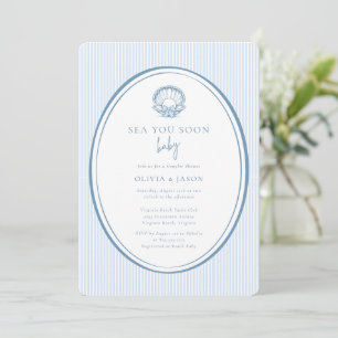 Sea You Soon Baby Küsten-Paare Baby Shower Einladung