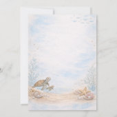 Sea You Soon Baby Shower Einladung (Rückseite)