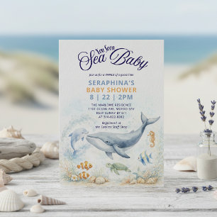 Sea You Soon Baby Shower Einladung