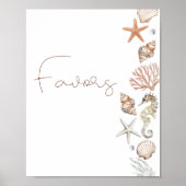 Sea You Soon Baby Shower Favors Poster (Vorne)