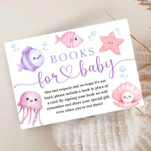 Sea You Soon Baby Shower Pink Ozean Bücher