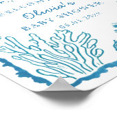 Sea You Soon Baby Shower  Poster (Ecke)