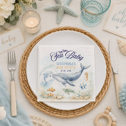 Sea You Soon Baby Shower Serviette