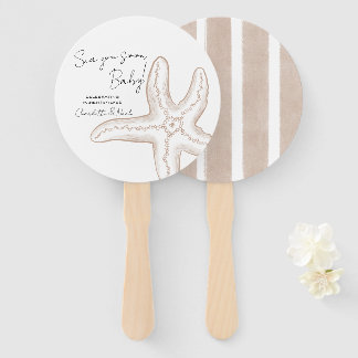 Sea You Soon Baby Shower Set von Ventilatoren Fächer