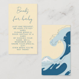 Sea You Soon Ozeanwelle Blau Jungen Baby-Party Begleitkarte
